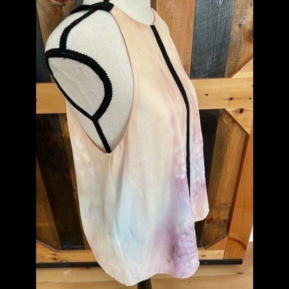 Monteau double layer tie dye watercolor look top - Picture 7 of 7